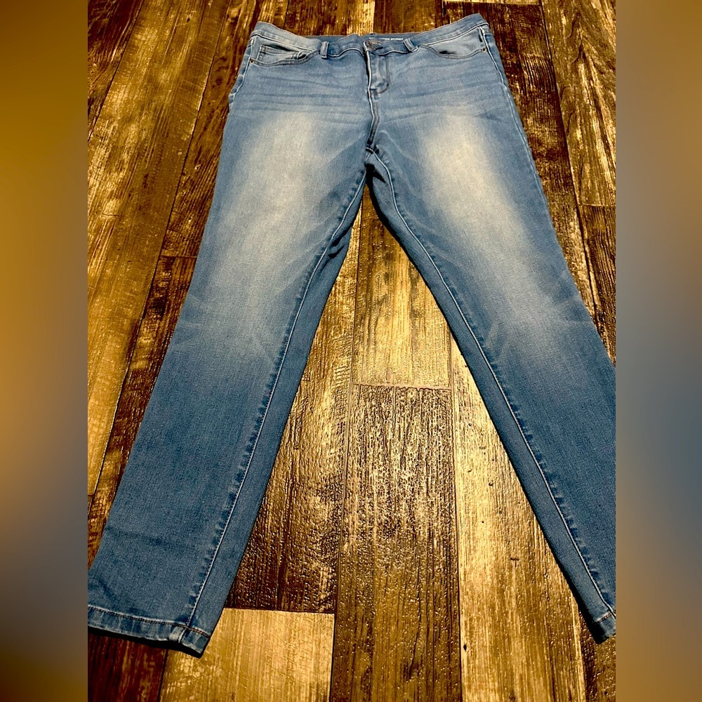 Ny&c super skinny stretch washed jeans size 14